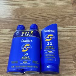 3 Coppertone Sunscreen