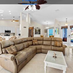 Sectional Sofa With Tommy Bahama. Table