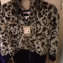 Juicy Couture VTG Bomber Jacket W/Hood Size Small Retail Is $258 My Price $125 Firm P/U 48 TH ST Roosevelt Phx 