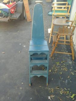 Vintage Stool/Step ladder/ Ironing board