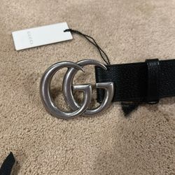 Gucci GG Marmont Leather Belt  – With Box, Receipt & Dust Bag