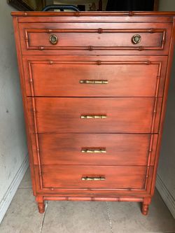 Solid wood dresser