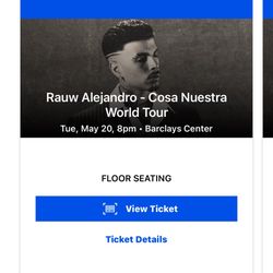 Rauw Tickets Floor Seats 