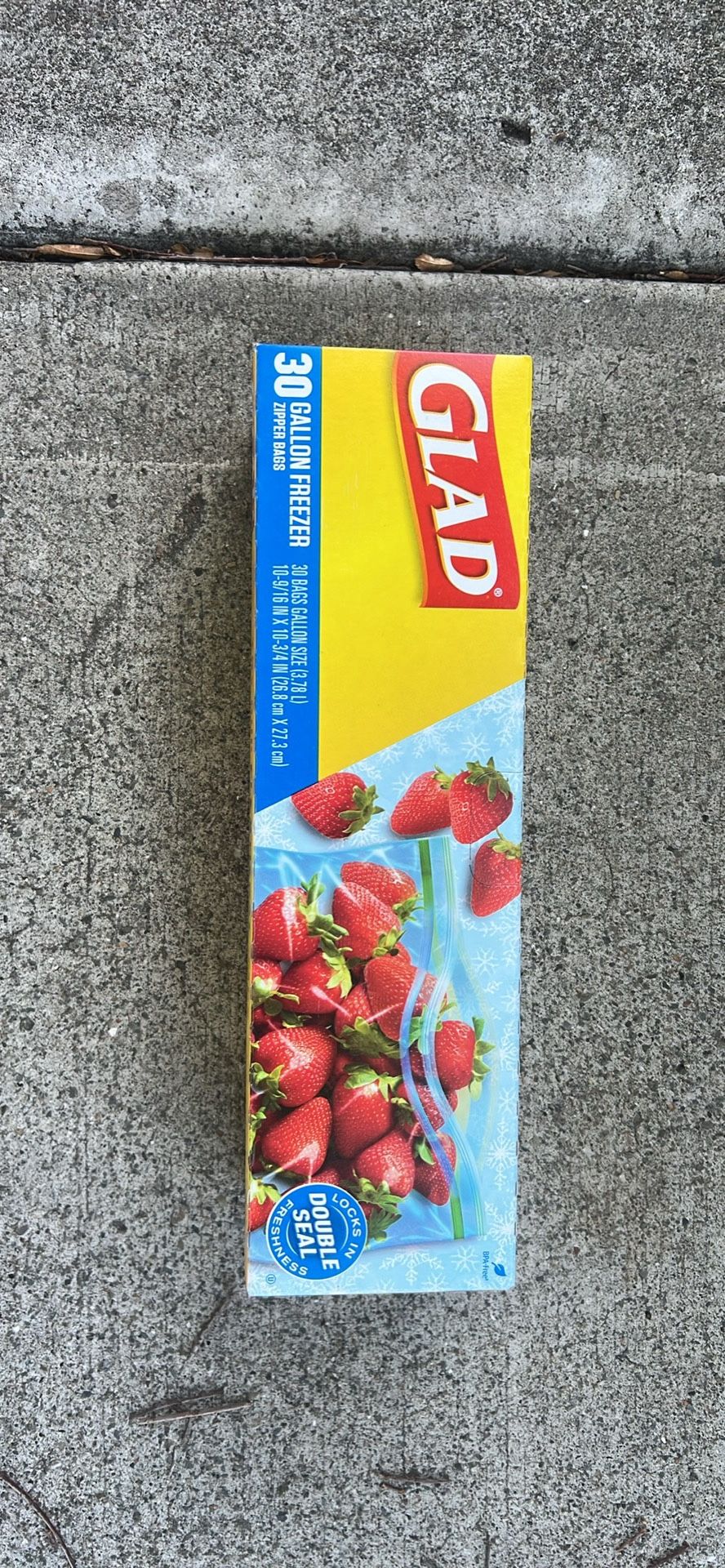 Glad Zipper Bag MicrowaveSafe