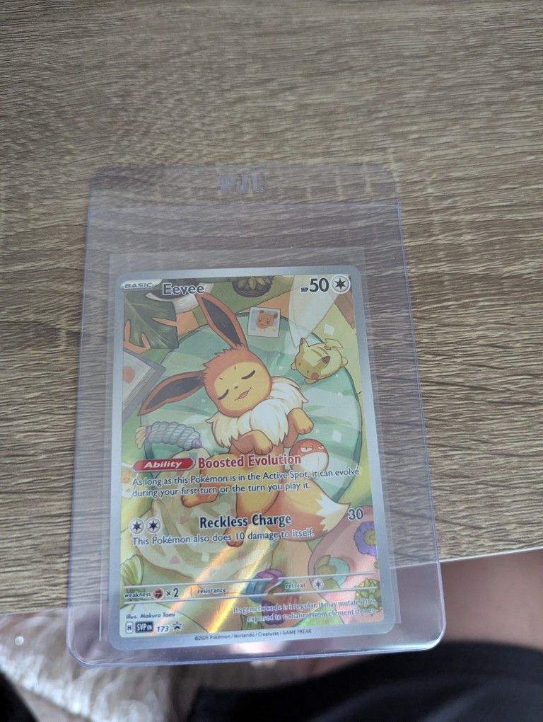 Prismatic Evolutions Eevee Promo Card And Pokémon Center Version