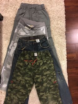 4 Pairs of Boys Pants good condition sizes 6-7, 8-10