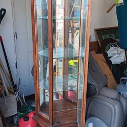 Corner Glass Cabinet 
