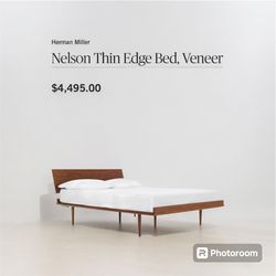Herman Miller Nelson Thin Edge bed QUEEN
