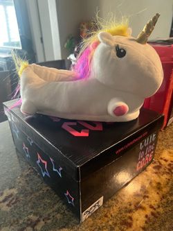 Unicorn slippers