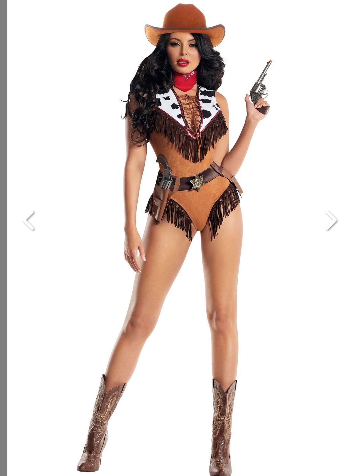 Sexy Cowgirl Costume With Boots
