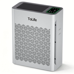 ToLife HEPA Air Purifier – Large Room 1095 ft², Silver – Open Box