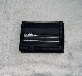 Wallet Quiksilver Black Gray Ripper Style