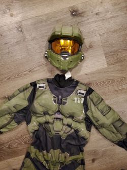 Halo Master Chief Halloween Costume with Mask