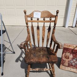 Solid Wood Rocking Chair 