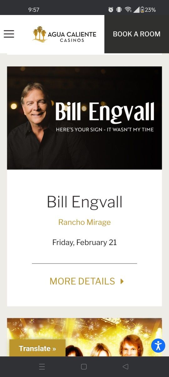 Bill Engvall 2/21/25 At The Show At Agua Caliente Resort