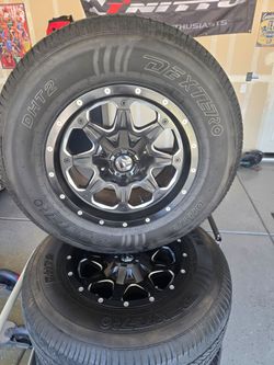 Black Fuel Wheels (6x5.5) 265/70R17 SET