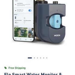 Brand New - Moen 900-006 Flo by Moen 1-Inch Smart Water Shutoff with 920-004 Flo by Moen Smart Water