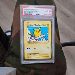 Psa 10 Surfing Pikachu