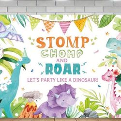 Dinosaur Party Background 