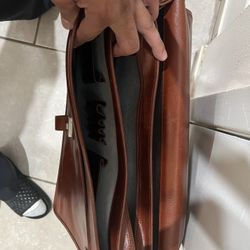 Leather Work Bag Shoulder Bag 