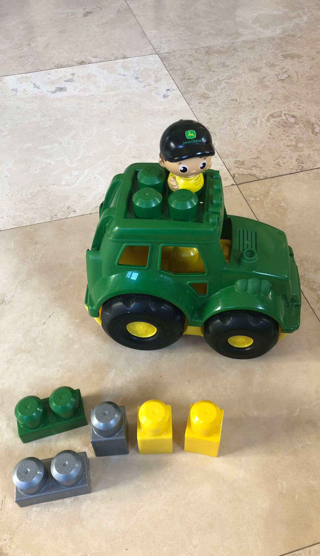 John Deer kids LEGO tractor