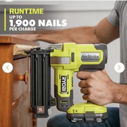 ONE+ 18V 18-Gauge Cordless AirStrike Brad Nailer (Tool Only)