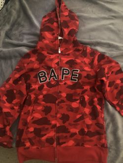 Bape color camo full zip up