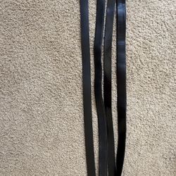 Leather belts & Buckles - 4 Count