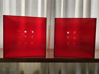 IKEA Lekman Storage Organizer Bin: Red