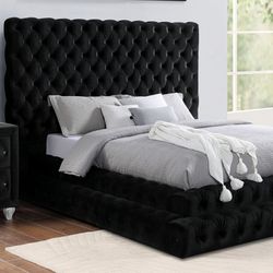 QUEEN BED FRAME MATTRES SOLD SEPARATELY NEW IN BOX FINNANCY ☎️ 1714586,2564