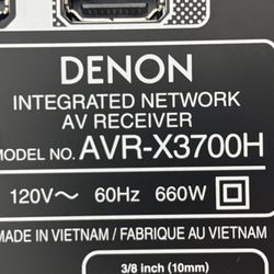 DENON AVR-X3700H receiver in original box. 