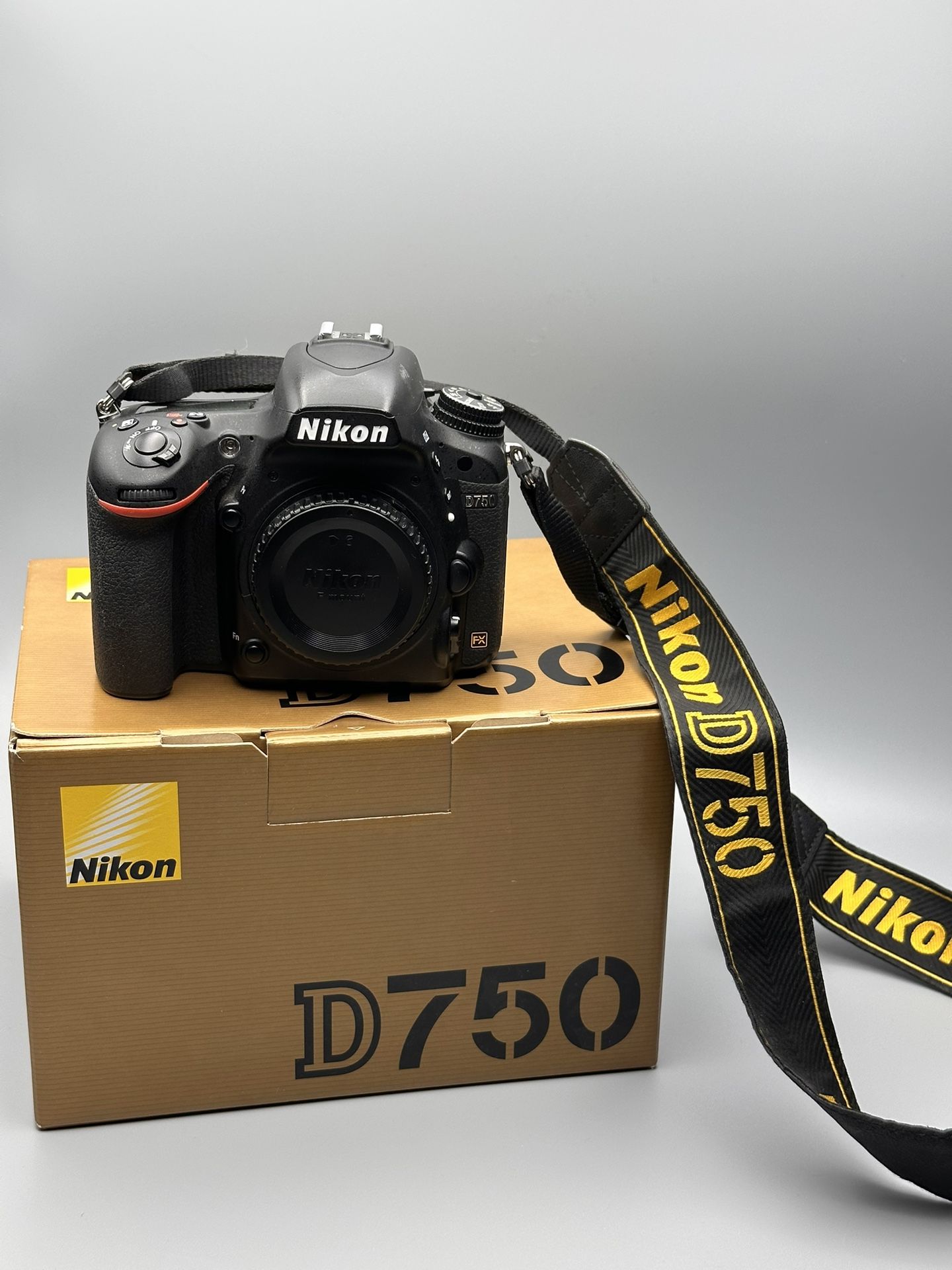 Nikon D750 Digital SLR Camera Body Black