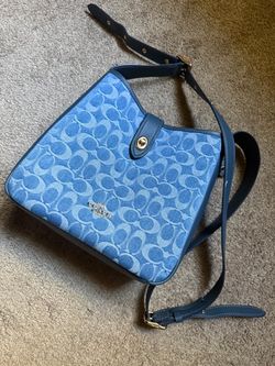 Coach Hadley Convertible Crossbody Bag in Denim