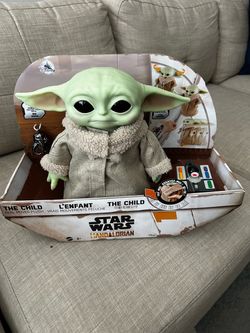 The Star Wars The Mandalorian The Child Real Moves Plush