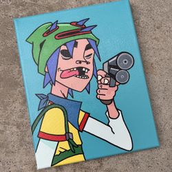 Gorillaz 2D Canvas Painting 
