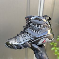 Nike Air Jordan 9 Bred Patent Size 11 302370-014 OG IX Retro Black