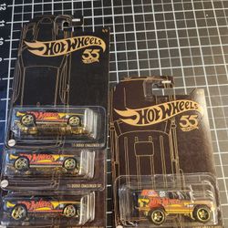 Hotwheels 55th Anniversary Black And Gold