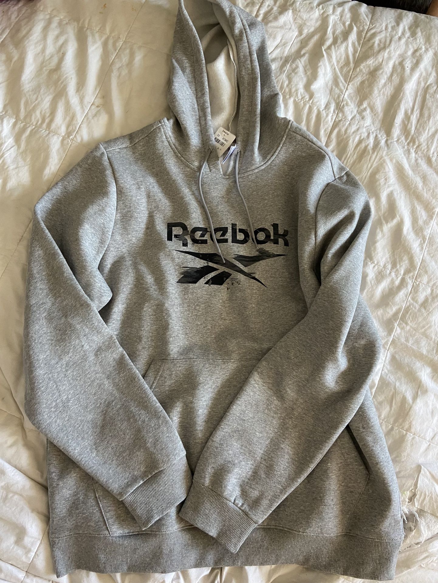 Large Gray Reebok Hoodie