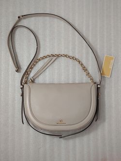 Michael Kors Designer Crossbody Bag Purse. Authentic. New With Tags. Beige Gold. Beautiful Women's Handbag