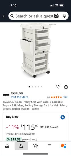 Salon Trolley- NEW/Assembled Not In Box