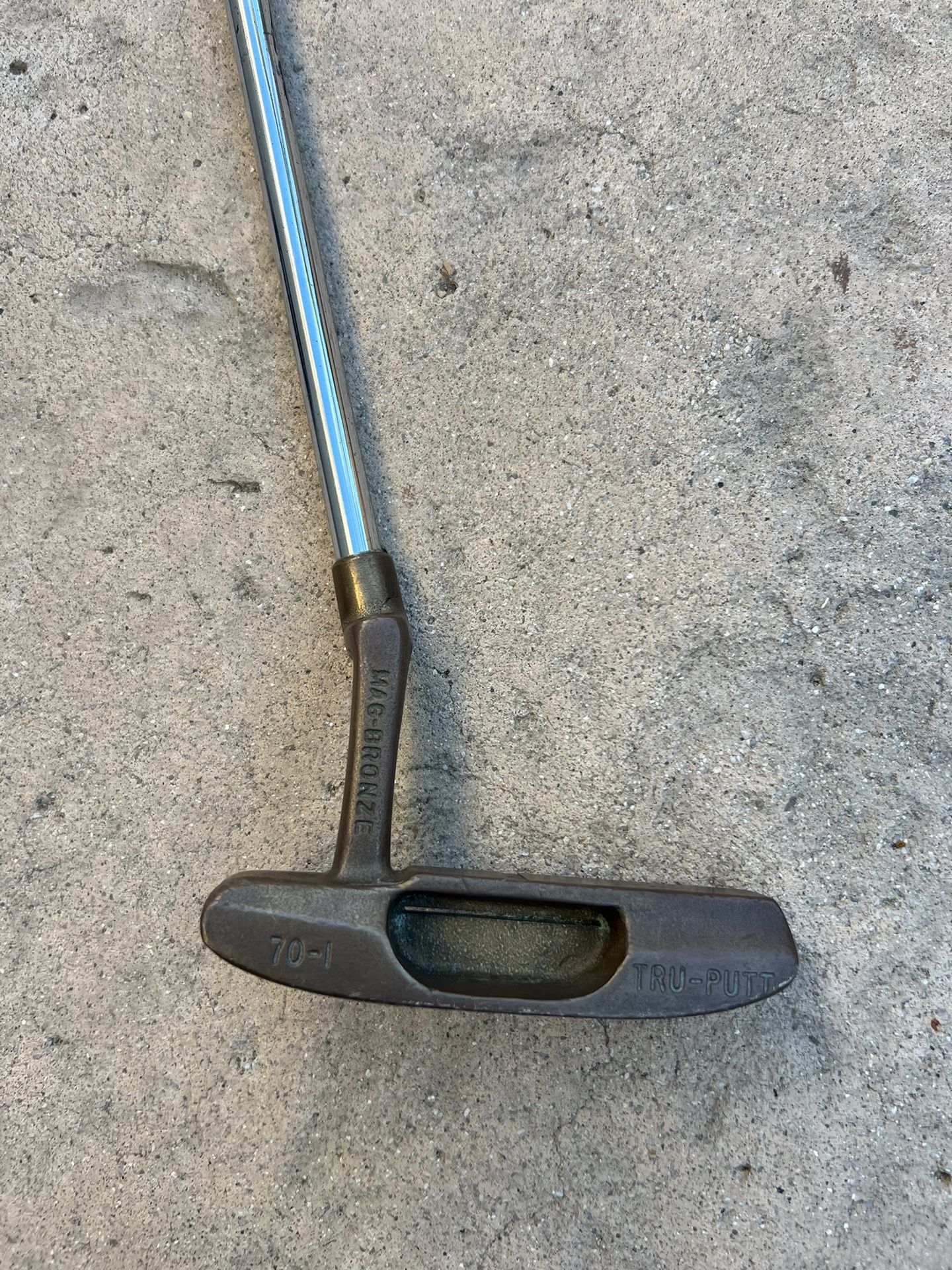 Tru-Putt Manganese Bronze Slotted Putter RH Golf Club
