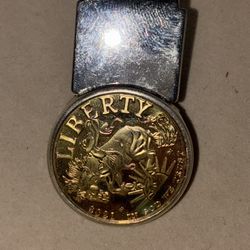 Gold Coin Money Clip