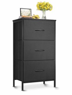 2 small black Dresser/nightstand
