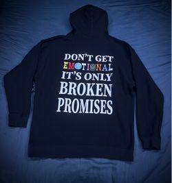 Broken Promises Emotional Hoodie