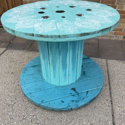3 Ft W  Wood Patio Deck 🍹 Table 29” H 🚚 extra Mesa de terraza para patio