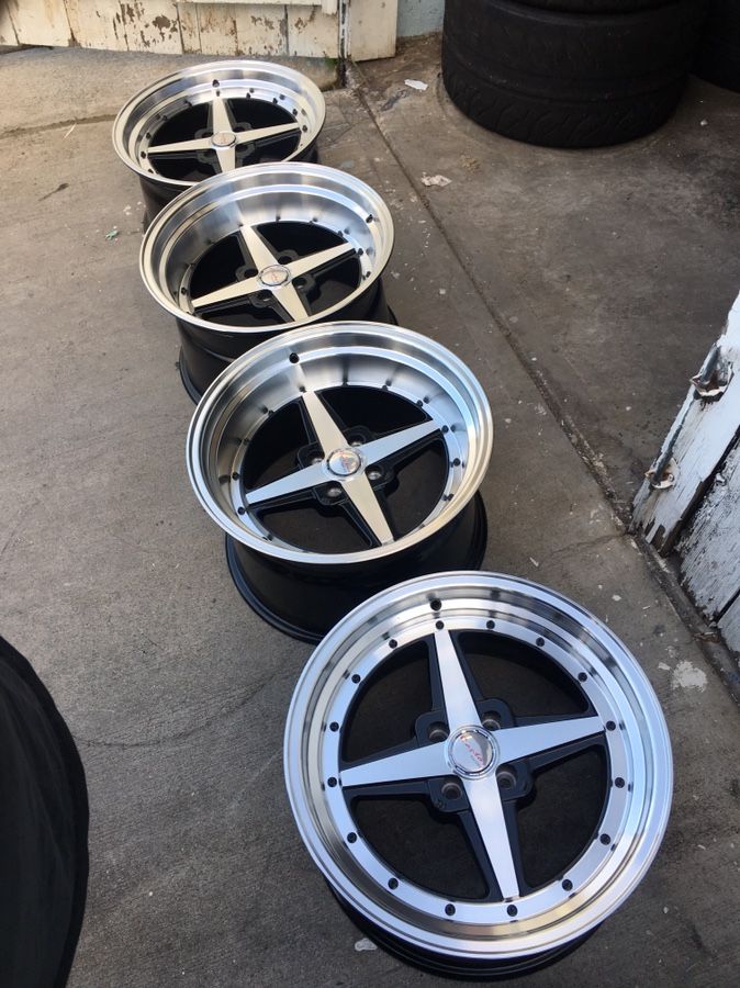 💥🔥🔥💥 NICE🙈 NEW RIMS 17X10 & 17x8.5 4-100, 4-108, fiesta st , civic , Mini Cooper