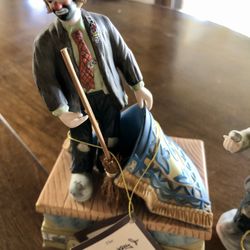 Emmett Kelly Jr. Collectible Porcelain Sculptures
