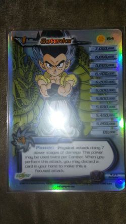 Dragon ball z gotanks prism card ultra rare for Sale in San Antonio, TX -  OfferUp