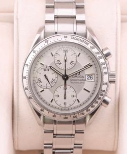 Omega Speedmaster Chronograph Date Ref. 3513.30.00 Silver Dial 39mm