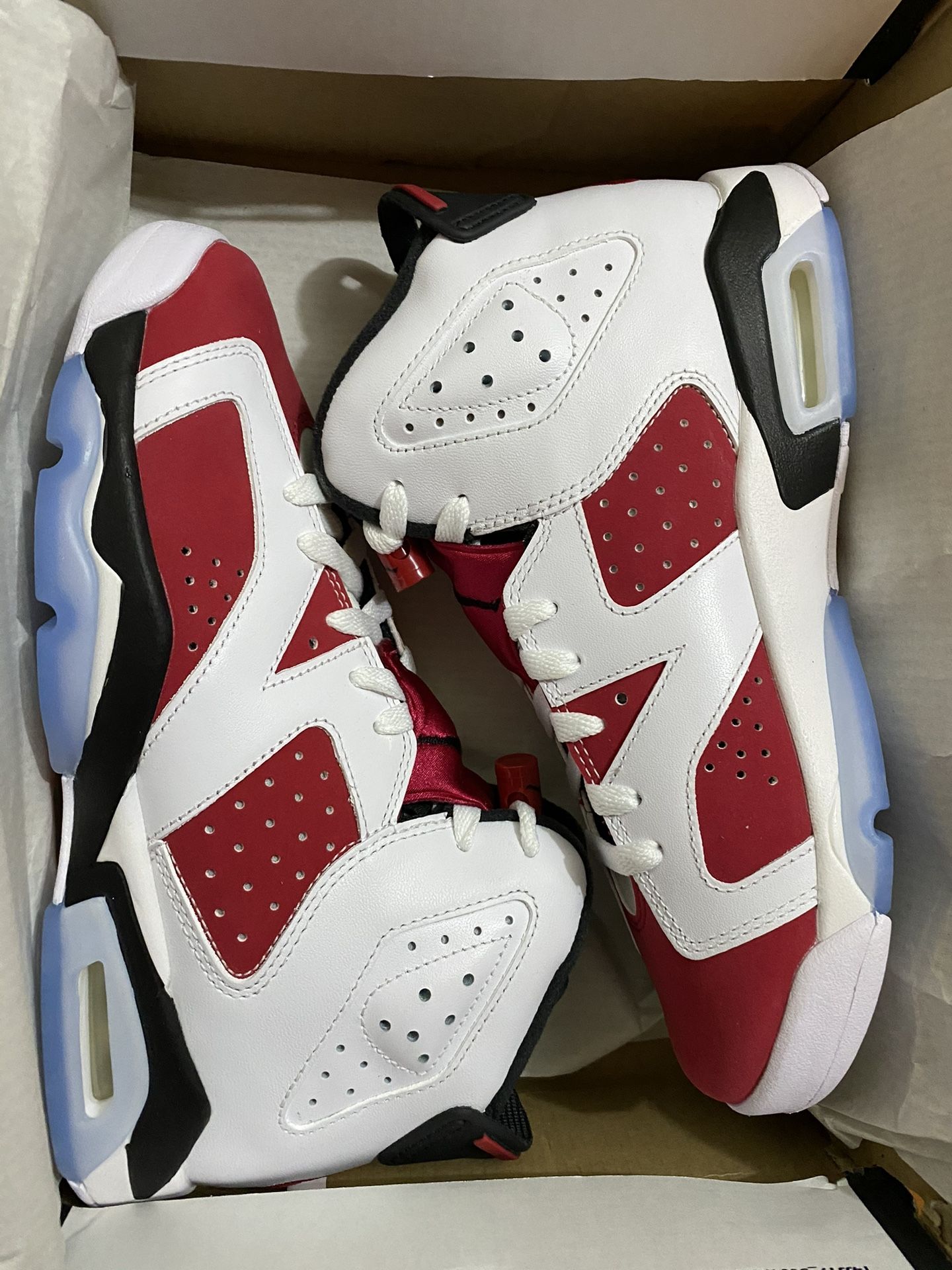 Air Jordan 6 Retro (GS) Carmine Size 4Y